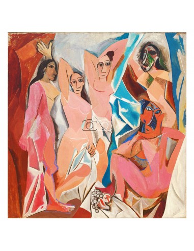 PICASSO Les DEMOISELLES d'AVIGNON - POSTER/REPRODUCTION d1 TABLEAU les ligaments