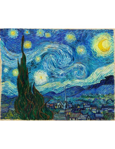 VAN GOGH NUIT ETOILéE - POSTER/REPRODUCTION d1 TABLEAU pas cheres