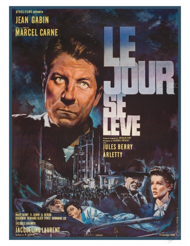 LE JOUR se LèVE FILM Rpua - POSTER/REPRODUCTION d1 AFFICHE VINTAGE 2023