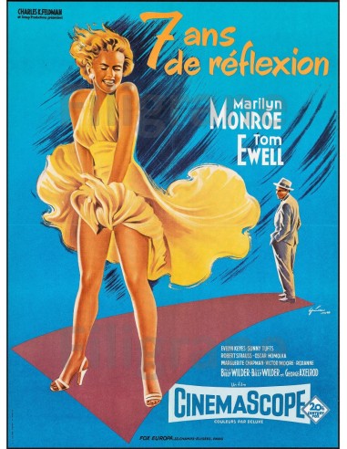 FILM 7 ANS de RéFLEXION Rafn-POSTER/REPRODUCTION d1 AFFICHE VINTAGE offre 